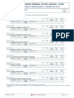 relatorio disciplinas matricular 