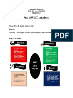 Full SWOT Analysis: Firm: North South University Step-1: NSU Press. Step-2: Listing