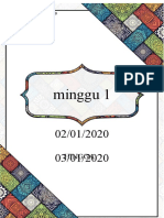 Minggu 1: Hingga