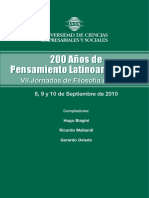 AaVv - 200 años de pensamiento latinoamericano. VII Jornadas de Filosofía UCES.pdf
