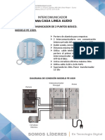 INTERCOMUNICADOR PARA CASA BELCOM PE-1929