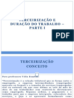 9 - Terceirização e Duração do trabalho - Parte 1