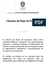 Calculos de Flujo de Procesos