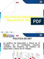 Politica de Seguridad y Salud en El Trabajo