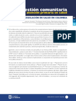 Gestión comunitaria en atención primaria en Colombia