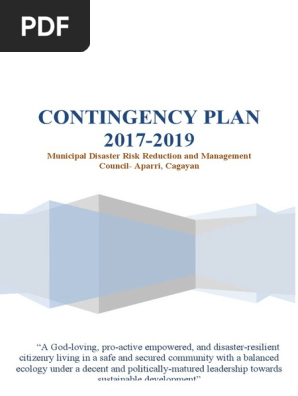 CONTINGENCY PLAN