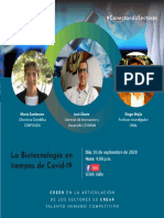Ponentes - Conversatorio Nacional de biotecnología