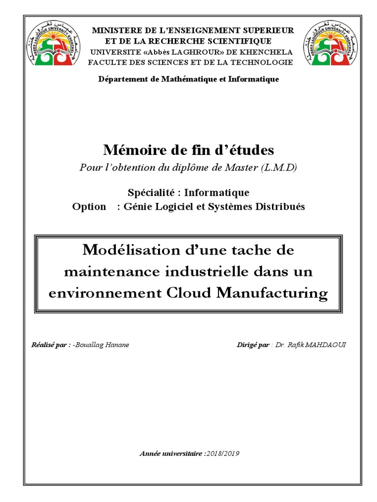 Page De Garde