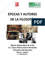 Importante Epocas - y - Autores - de - La - Filosofia