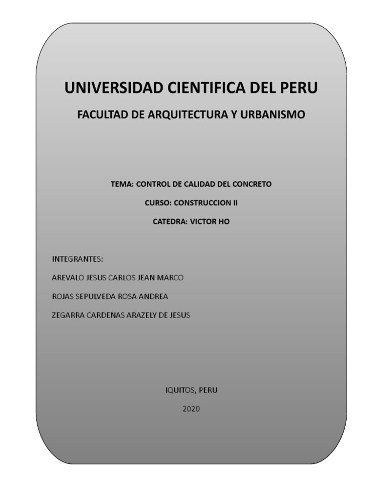 Control de Calidad del Mortero en Construcción | PDF | Hormigón | Cemento