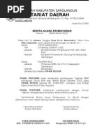 Berita Acara Pemeriksaan Hasil Pekerjaan