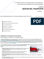 GESTION DEL TRANSPORTE - SOLUCIONES LOGISTICAS 