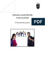 226 Planification Annuelle 19 20 3e Année PDF