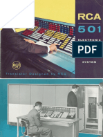 The RCA 501 - An Efficient Electronic Data Processing System Through Modular Design and Advanced Techniques