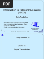 Introduction To Telecommunication: Chris Roeloffzen