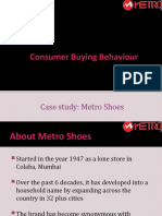 Consumer Buying Behaviour: Case Study: Metro Shoes