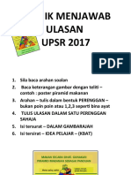 Teknik Menjawab Ulasan Upsr 2017.ppt