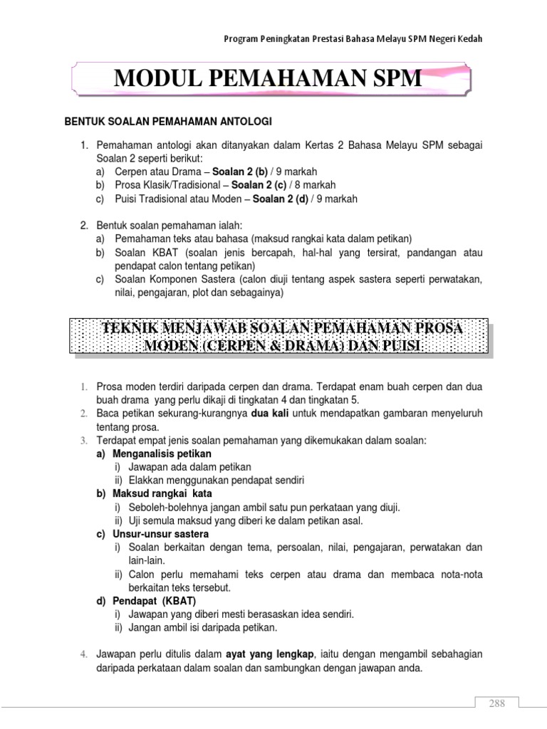 3 Modul Pemahaman Komsas Pdf