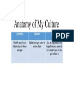 Anatomy of My Culture