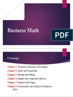 Business Math Essentials: Fractions, Ratios, Interest & More