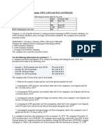 Practice - Inventory Valuation: FIFO, LIFO and WAC (AVERAGE)