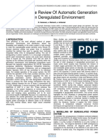 A New Literature Review of Automatic Generation Control in Deregulated Environment PDF