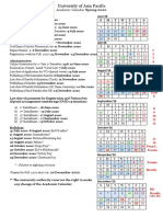 FINAL  Academic Calendar Spring 2020