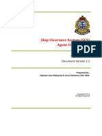 Ship Clearance System (SCS) Agent User Manual: 19th April 2016 Document Version 2.2