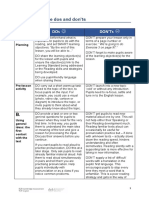 Dos and Donts For Teaching Reading