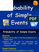 1 Probability of Simple Events