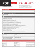 Prulife UK Application Form