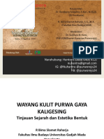 WAYANG KULIT PURWA GAYA KALIGESING 2020 - Materi Webinar Wayang Kaligesingan PDF