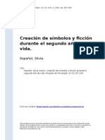 Espanol, Silvia (2001) - Creacion de Simbolos y Ficcion Durante El Segundo Ano de Vida PDF