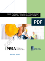 D-GH-18 - Plan para La Vigilancia Prevencion y Control COVID en El Trabajo - IPESA - v02 PDF