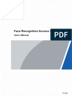 Face Recognition Access Controller: User's Manual
