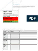 Template For Recording of Observation in Manufacturing: Scoring Principles