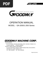 GA-2000 OPERATION MANUAL 12 Ver | PDF | Switch | Power Supply