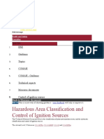 Hazardous Area Classification and Control of Ignition Sources