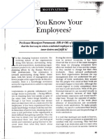 Pattanayak, B (2001) Do You Know Your Employees, Indian Management, Vol.40, No.2, 35-37 PDF