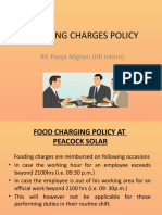 FOODING CHARGES POLICY by Pooja Miglani