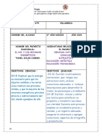 PROYECTO Panel Casero 6°ESTE