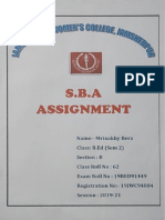 sba assingmnt-1