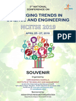Emerging Trends in Science and Engineering: Souvenir