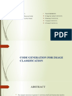 Code Generation For Image Classification