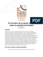 15 secretos de la gente exitosa sobre la gestión del tiempo.docx