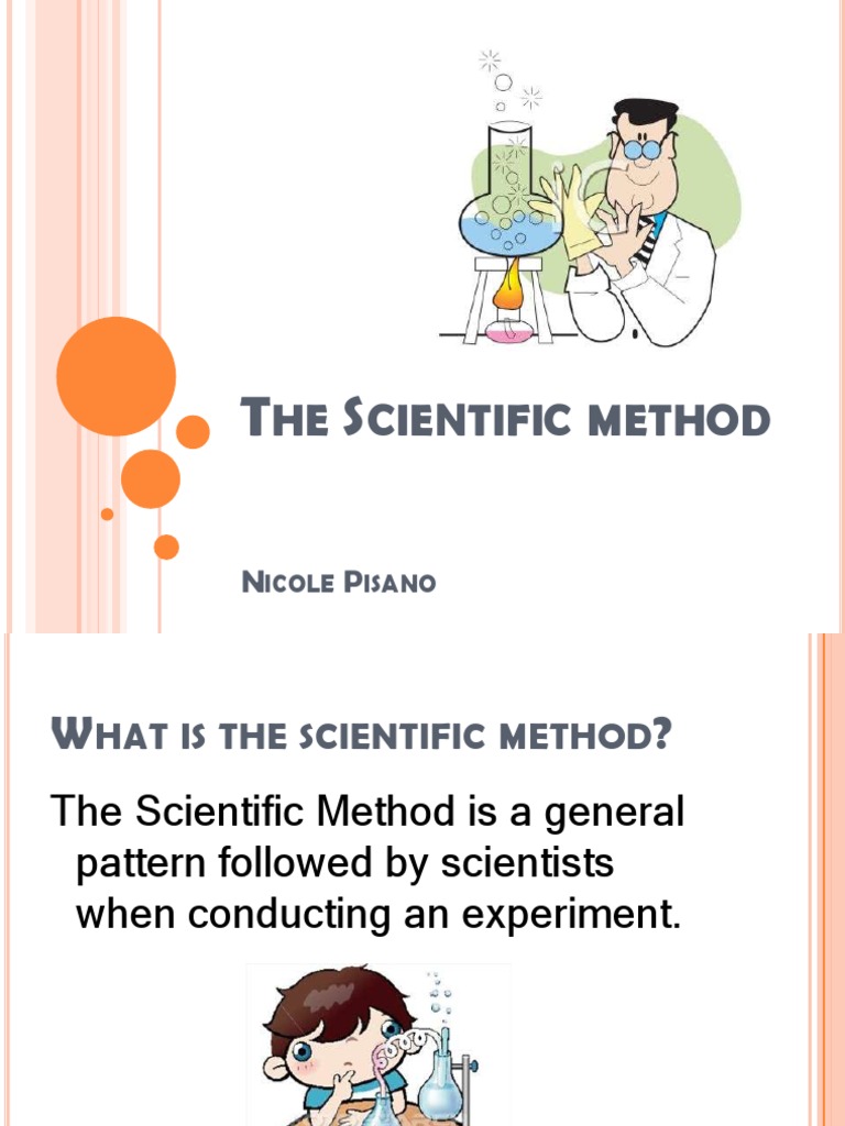 HE Cientific Method: Icole Isano | PDF | Experiment | Scientific Method