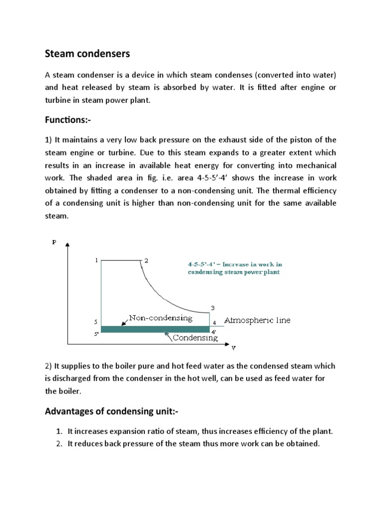 Thermal Engineering-Condenser | PDF | Steam Engine | Boiler