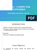 Cs8591 - Computer Networks: Pavethra Manivel Ap/Cse