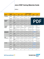 HXM Training Materials Guide 2005 PDF