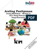 Ap9 q1 m3 Iba Tibangsistemangpangekonomiya v4 PDF